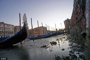 EIKONEΣ-ΣΟΚ: «Στέγνωσαν» τα κανάλια της Βενετίας - Αλλάζει το διαμάντι της Ιταλίας