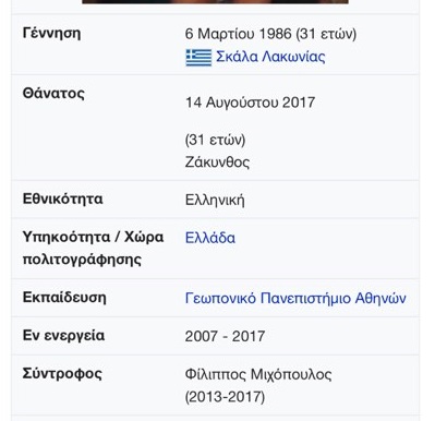 Αδιανόητο! «Πέθαναν» στη Βικιπαίδεια πασίγνωστη Ελληνίδα ηθοποιό!